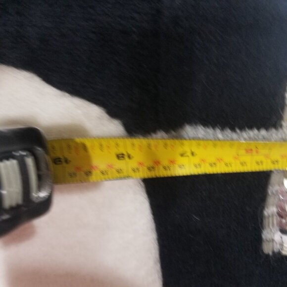 IB Diffusion Womens M Black Silvers Silk Sweater Sequins Beaded Front NWT Vntg‎ - Picture 14 of 14